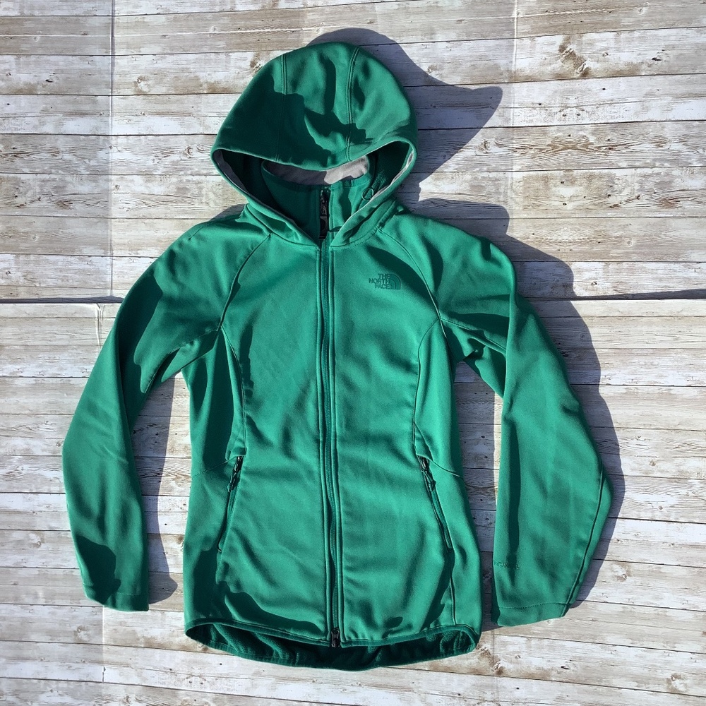 The North Face Apex Lilmore Parka Softshell Jacket Teal Sz s Small